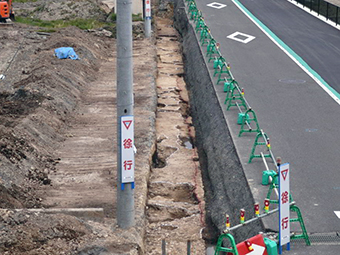 写真：東郷遺跡第2区全景（西から）